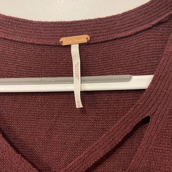 Free people Tunic Sweater Wine color Medium - Picture 7 of 7